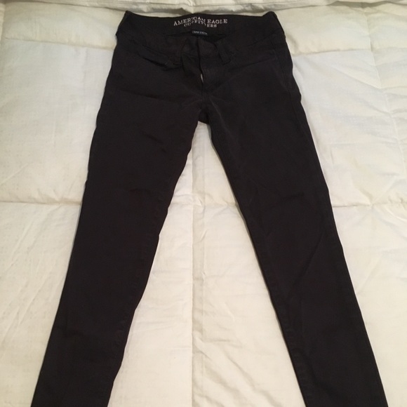 AMERICAN EAGLE dark purple jeggings size 0 regular - Picture 3 of 8
